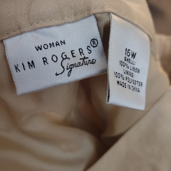 NWOT Kim Rogers woman capris - Picture 5 of 5